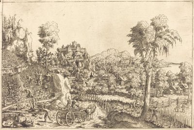 Táj szőlővel, 1559. alkotó: Hans Sebald Lautensack