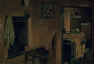 Egy parasztház belseje alkotó: Hans Smidth