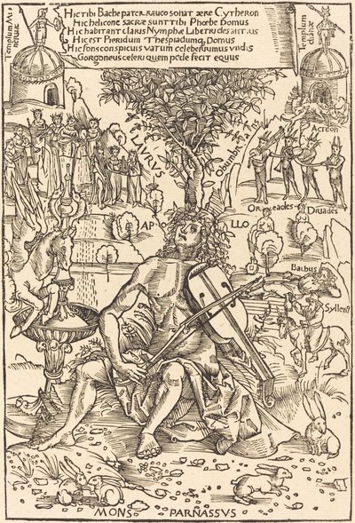 Apollo a Parnassuson alkotó: Hans Süss von Kulmbach