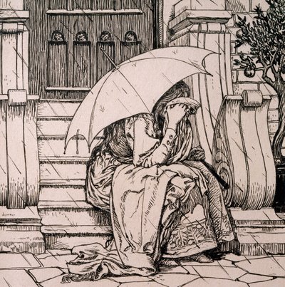 Illusztráció Hans Christian Andersen (1805-1875) meséhez alkotó: Hans Tegner