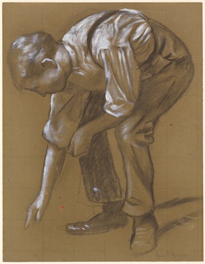 Egy Férfi Hajol alkotó: Hans Thoma