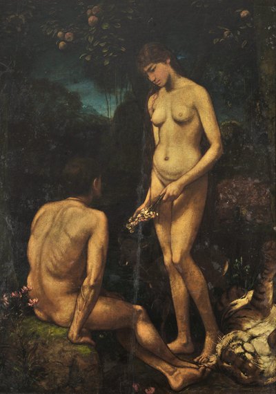 Ádám és Éva alkotó: Hans Thoma