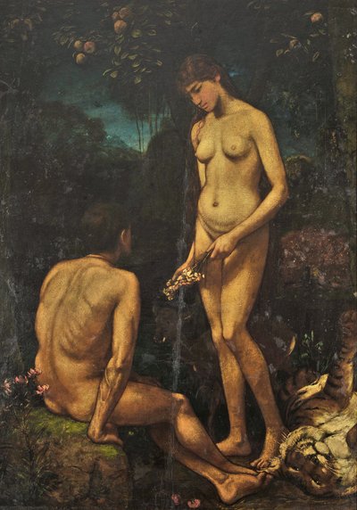 Ádám és Éva alkotó: Hans Thoma