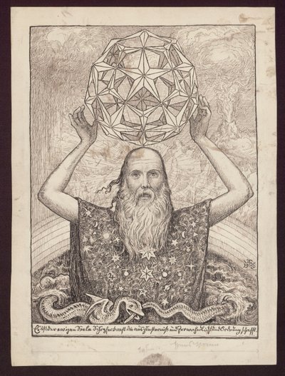 A világ teremtésének allegóriája (?) alkotó: Hans Thoma