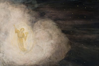 Angyal a betlehemi csillaggal alkotó: Hans Thoma