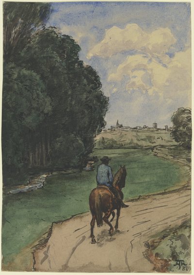 Az erdő szélén alkotó: Hans Thoma