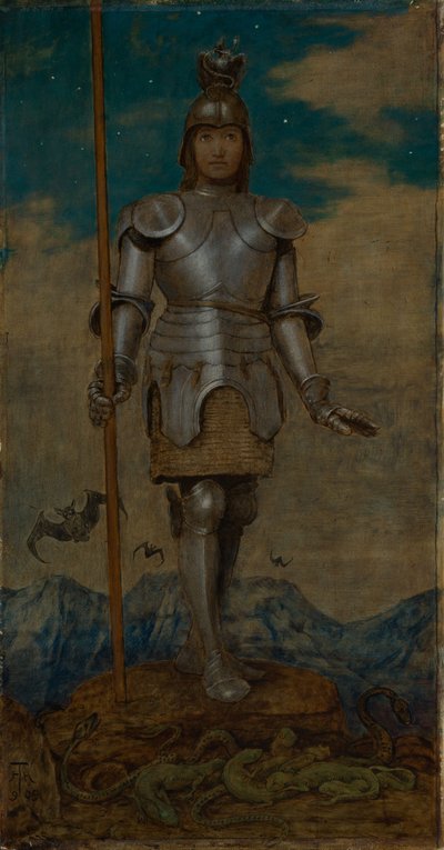 Szent György lovag alkotó: Hans Thoma