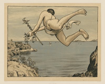 Repülő Merkúr alkotó: Hans Thoma