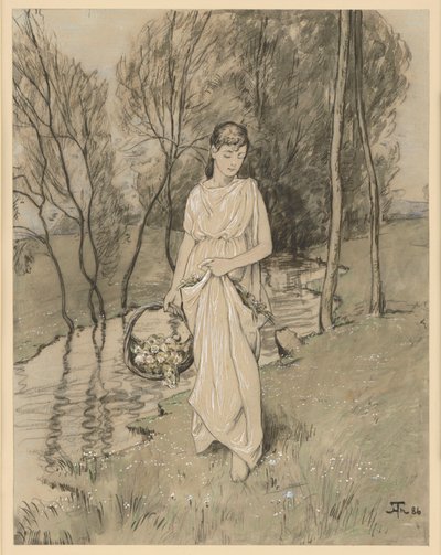 Flóra alkotó: Hans Thoma