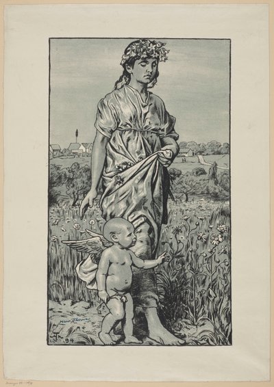 Flóra alkotó: Hans Thoma