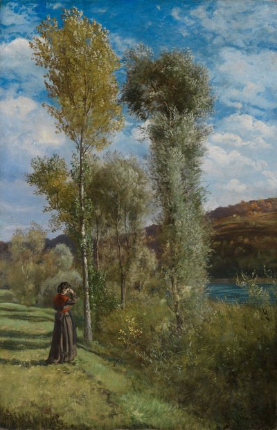Őszi nap a Felső-Rajnánál alkotó: Hans Thoma