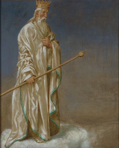 Január (Jégkirály) alkotó: Hans Thoma