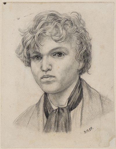 Ifjúkori önarckép alkotó: Hans Thoma