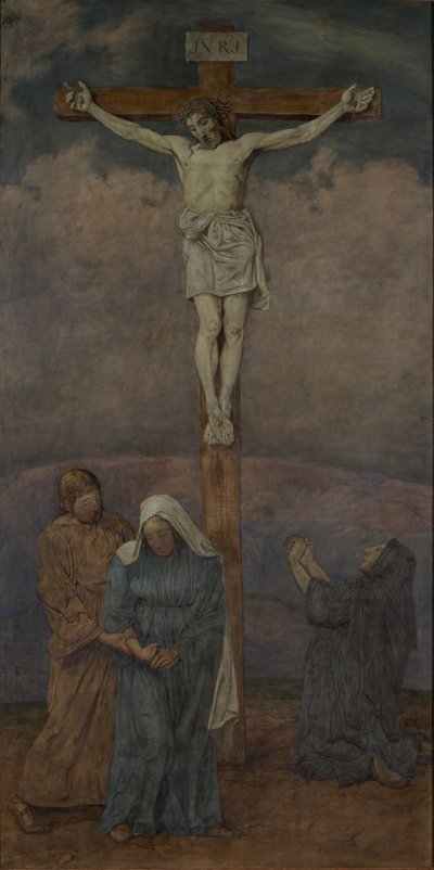 Krisztus keresztre feszítése alkotó: Hans Thoma