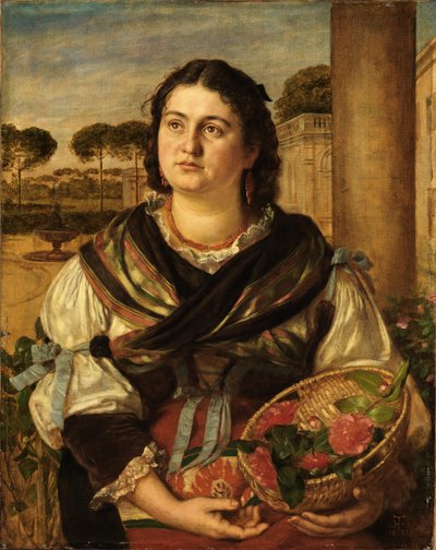 A kertésznő alkotó: Hans Thoma