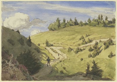 Táj a Fekete-erdőben alkotó: Hans Thoma