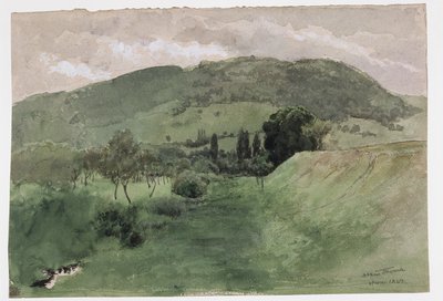 Táj a Fekete-erdőben alkotó: Hans Thoma