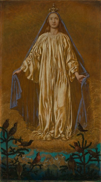 Mária, a Mennyek Királynője alkotó: Hans Thoma