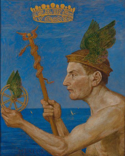 Merkúr alkotó: Hans Thoma