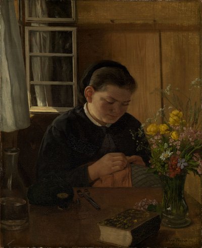 Varró lány alkotó: Hans Thoma