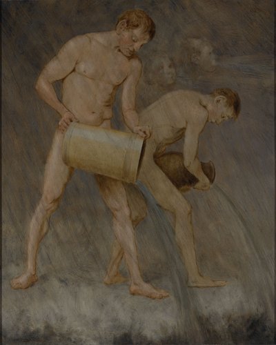 November (az esőistenek) alkotó: Hans Thoma