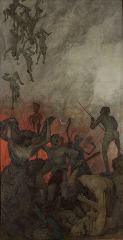 Húsvéti triptichon: Pokol alkotó: Hans Thoma