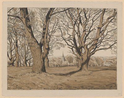 Tájkép Obersursel környékéről alkotó: Hans Thoma