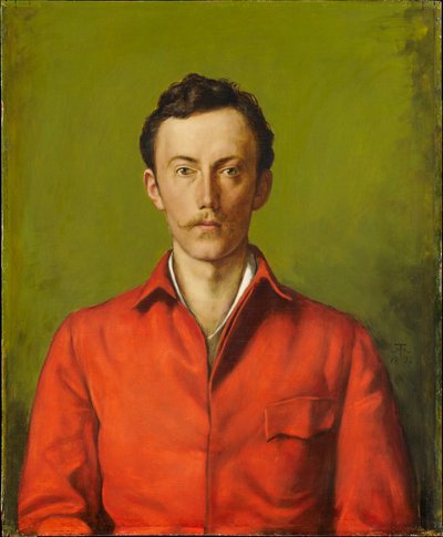 Hesseni Frigyes Károly herceg portréja alkotó: Hans Thoma