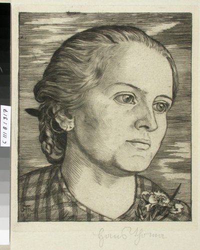 Egy nő portréja alkotó: Hans Thoma