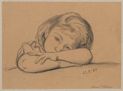 Elli portréja alkotó: Hans Thoma