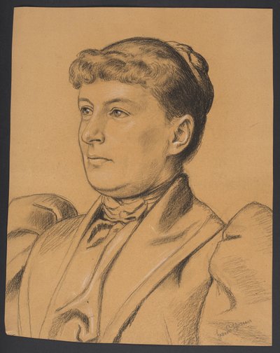 Egy nő portréja alkotó: Hans Thoma