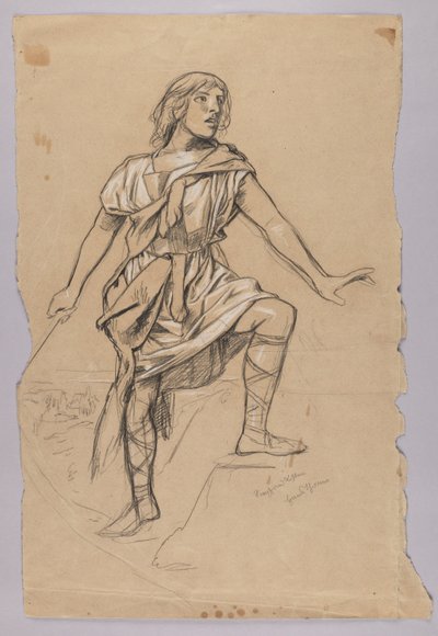 Jelmezterv Siegfried számára alkotó: Hans Thoma