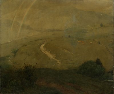 Eső a Fekete-erdőben alkotó: Hans Thoma