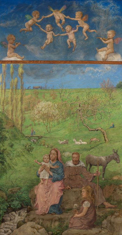 Pihenés a menekülés közben alkotó: Hans Thoma