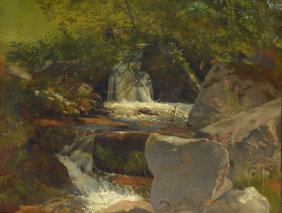 Fekete-erdei patak alkotó: Hans Thoma
