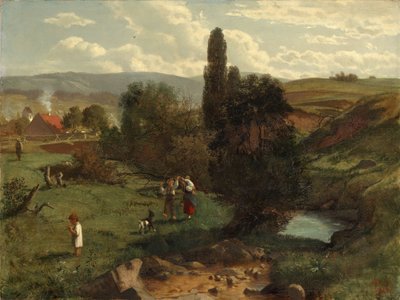 Fekete-erdei táj alkotó: Hans Thoma