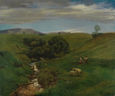 Rét a Fekete-erdőben alkotó: Hans Thoma