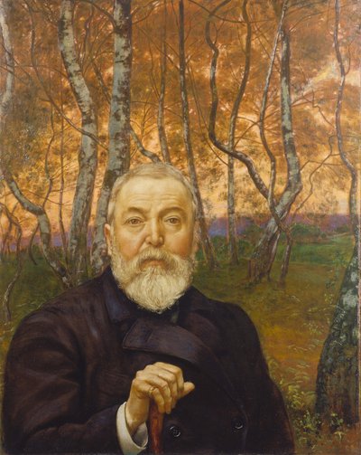 Önarckép a nyírligetben alkotó: Hans Thoma