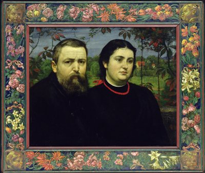 A művész feleségével, Bonicellával, 1887 alkotó: Hans Thoma