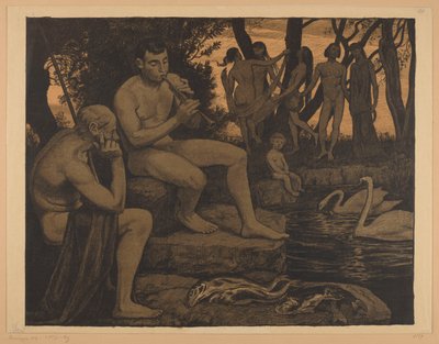 Este (erdei idill) alkotó: Hans Thoma