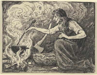 Boszorkánykonyha alkotó: Hans Thoma