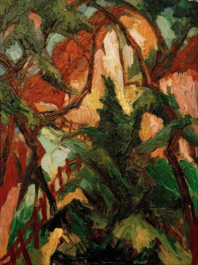 piros zöld alkotó: Hans Thuar