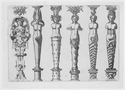 Caryatidum ... sive Atlantidum Multiformium ..., kb. 1565 alkotó: Hans Vredeman de Vries