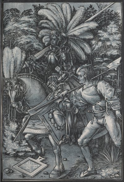 A lovag és Lansquenet c. 1512. alkotó: Hans Wechtlin
