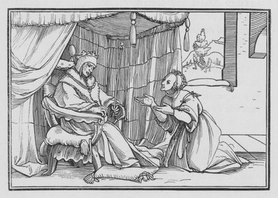 Abisag Kerishet Dávid, 1 Királyok I, 3 alkotó: Hans after Holbein the Younger