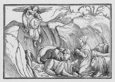 Daniel az oroszlánok barlangjában, Bél és a sárkány I., 36 alkotó: Hans after Holbein the Younger