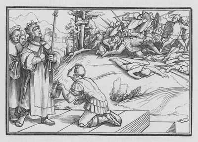 Dávid gyászolja Sault és Jonatánt, 2Sámuel I, 11 alkotó: Hans after Holbein the Younger