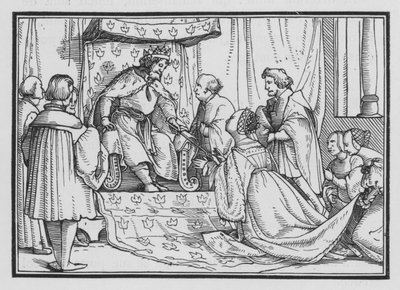 Esztert királynővé koronázzák, II. Eszter, 17 alkotó: Hans after Holbein the Younger