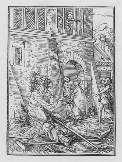Holbein haláltánca: A koldus alkotó: Hans after Holbein the Younger