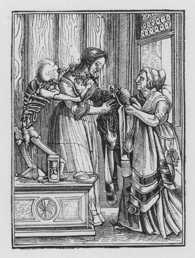Holbein haláltánca: A grófnő alkotó: Hans after Holbein the Younger